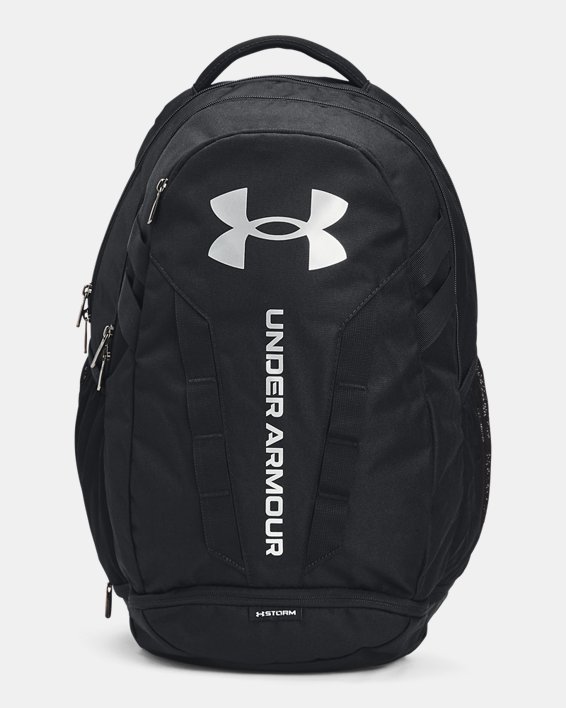 UA Hustle 5.0 Backpack, Black, pdpMainDesktop image number 0
